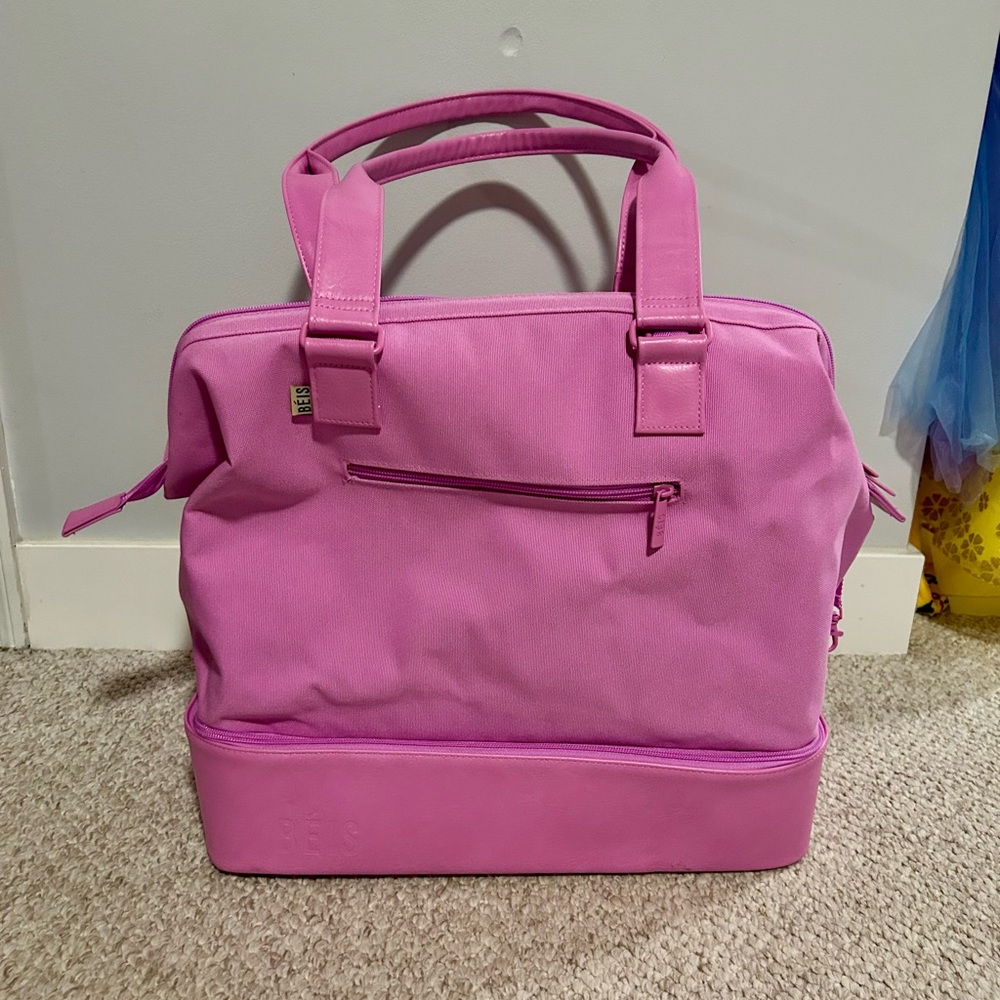 BEIS Vibrant Pink Travel Bag